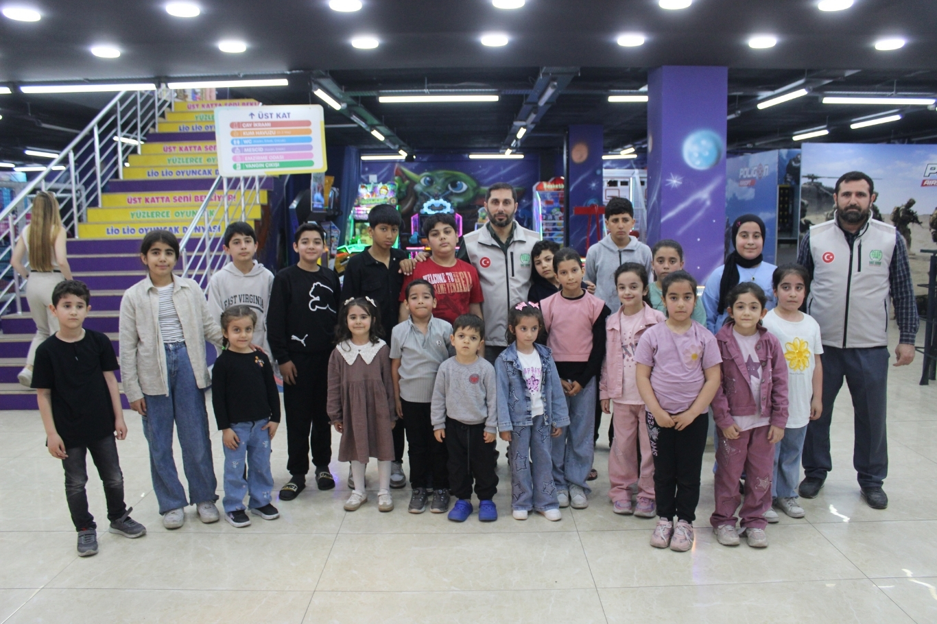 Mersin’de yetim çocuklara moral etkinliği