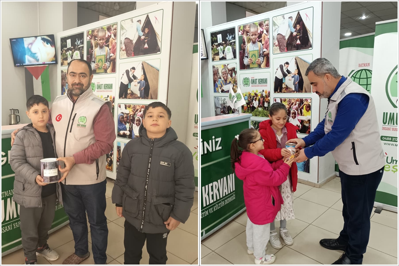 Minik yüreklerden Gazze'ye anlamlı bağışlar