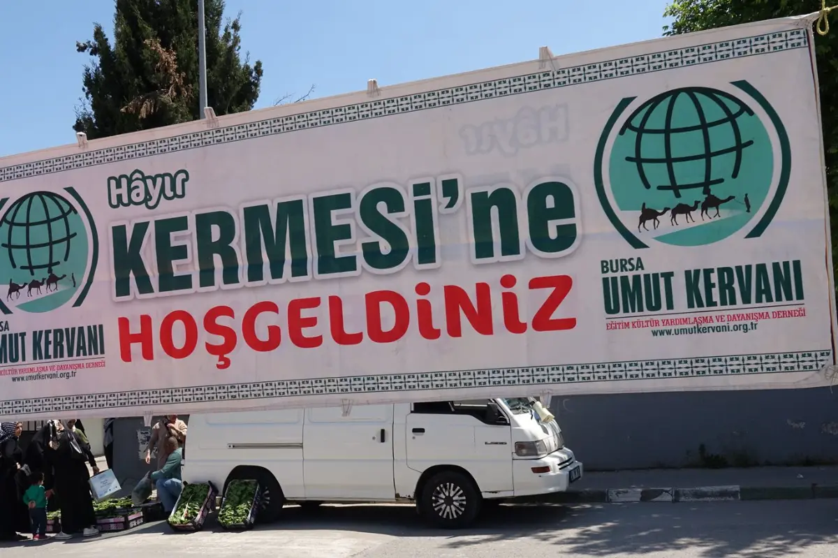 Bursa Umut Kervanı Kurban Bayramı öncesi ihtiyaç sahipleri yararına kermes düzenleyecek galeri görseli 1