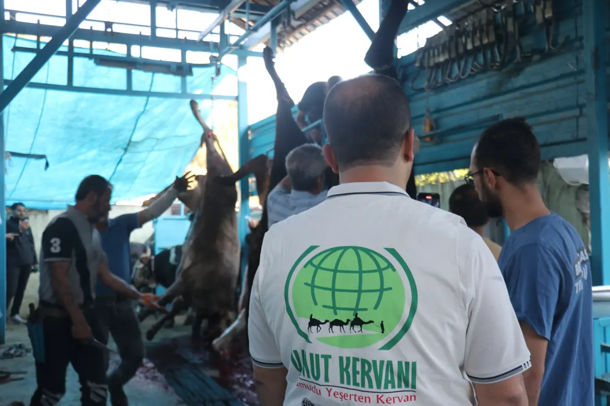 Umut Kervanı İstanbul'da yüzlerce kurban vekâletini yerine getirdi galeri görseli 11