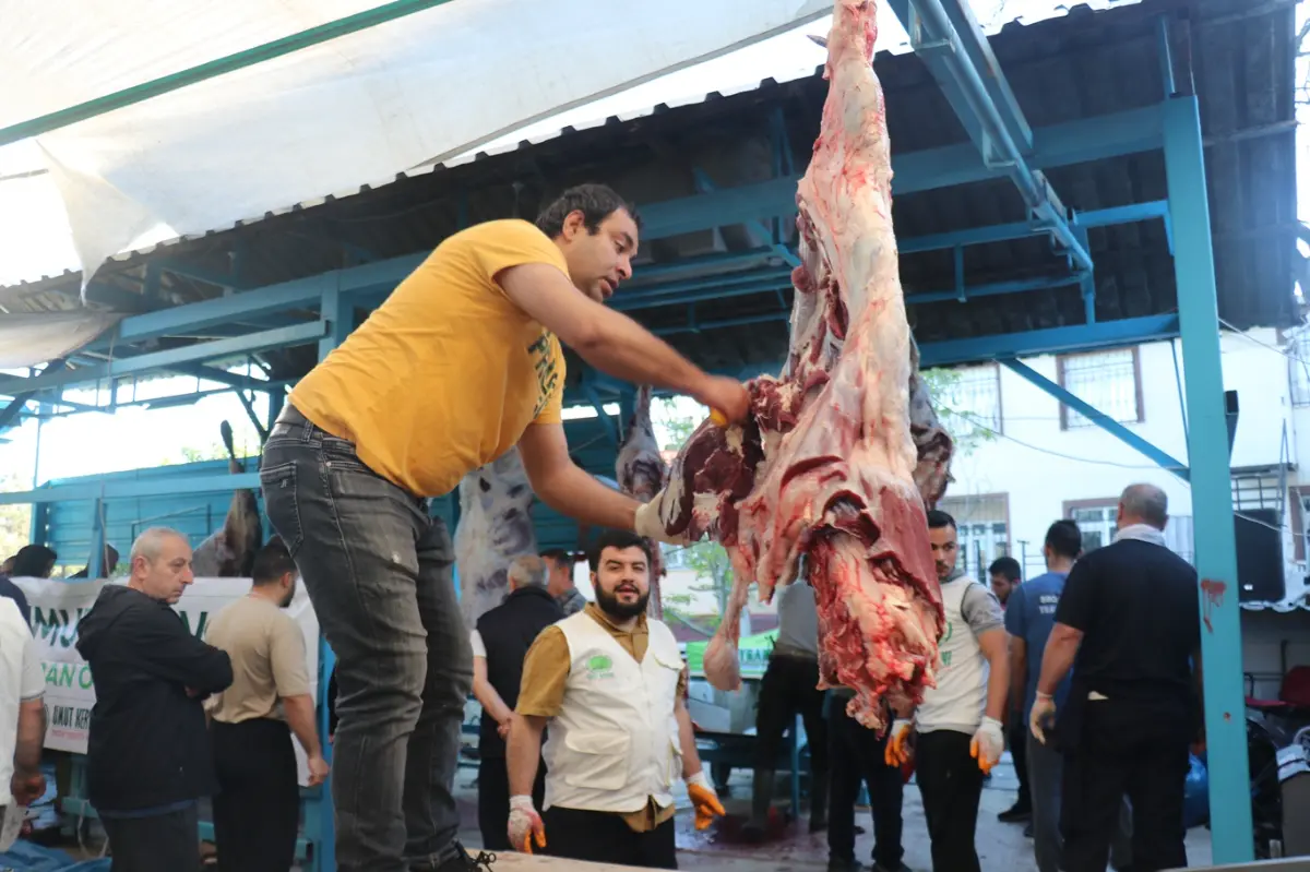 Umut Kervanı İstanbul'da yüzlerce kurban vekâletini yerine getirdi galeri görseli 3