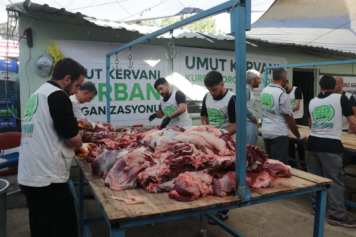 Umut Kervanı İstanbul'da yüzlerce kurban vekâletini yerine getirdi galeri görseli 8