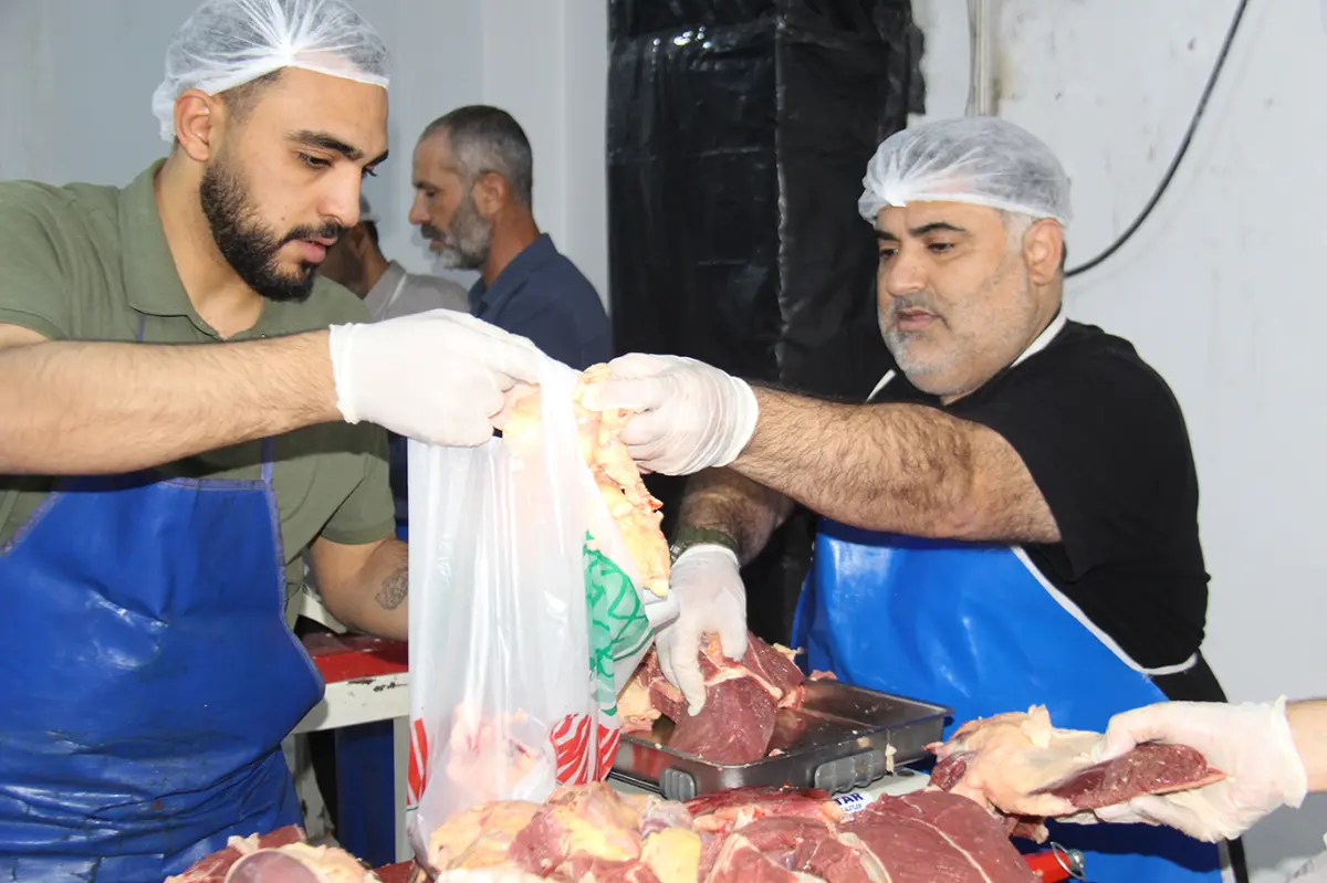 Diyarbakır'da kurban etleri dağıtıma hazır galeri görseli 2
