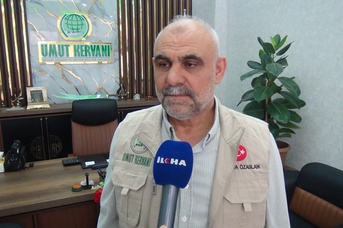 Özaslan: Gazze'de büyük bir soykırım yaşanıyor